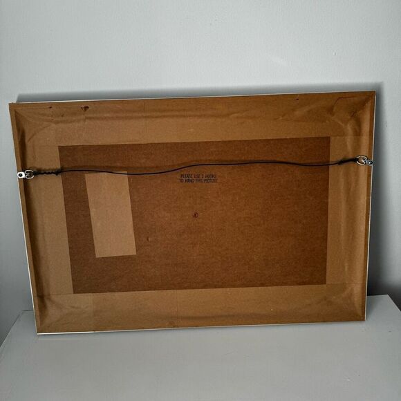 Vintage Grapes And Bird Framed Crewel - Picture 7 of 11